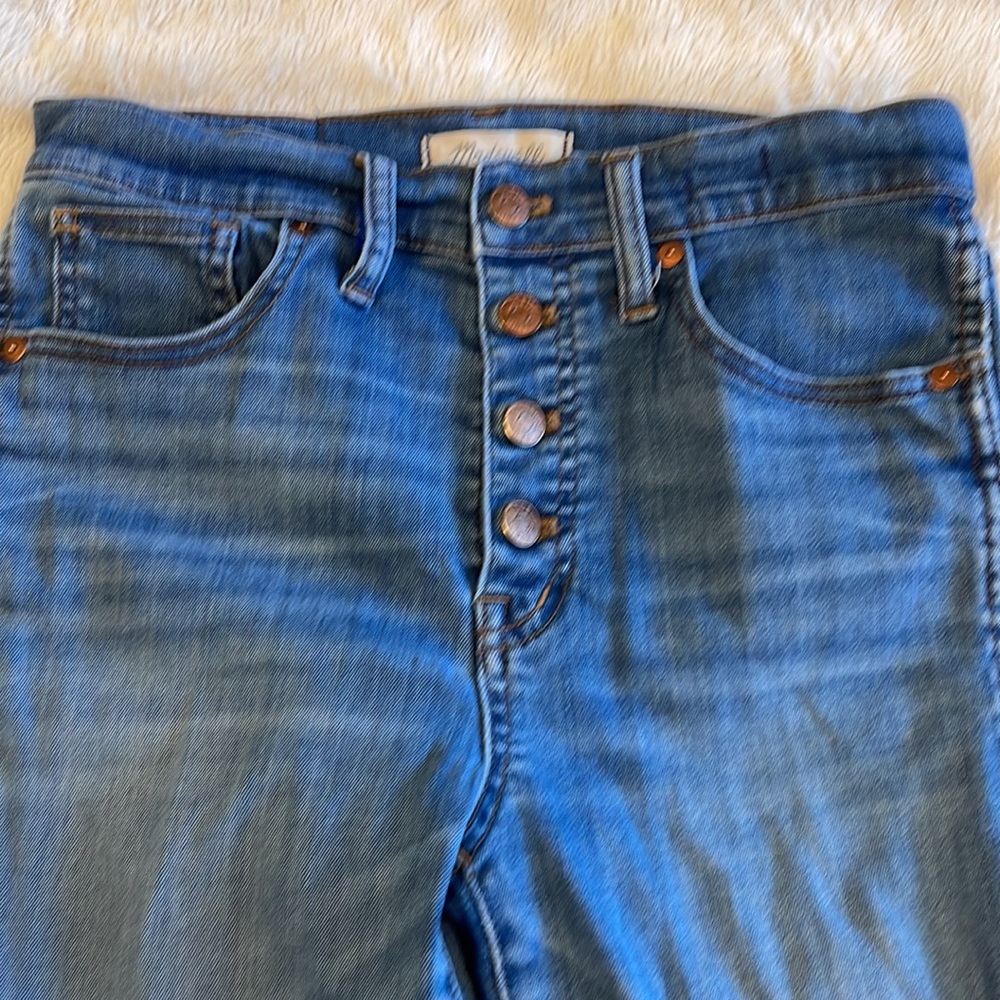 Madewell 10” high rise skinny crop